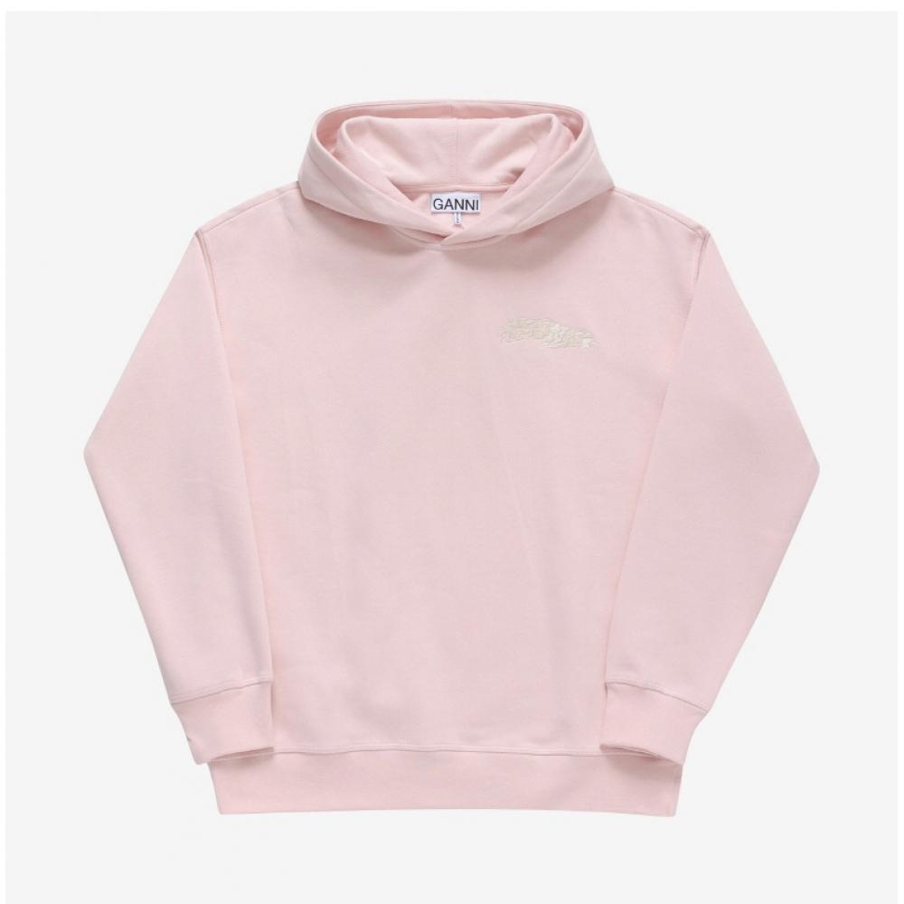 Ganni T3900 868 ISoli Schmetterlingslogo Damen Kapuzenpullover