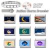 New Classic Hari Raya Haji Element Moon Sheep Pattern Italian Charm Links Fit 9mm Bracelet Stainless Steel DIY Making Jewelry