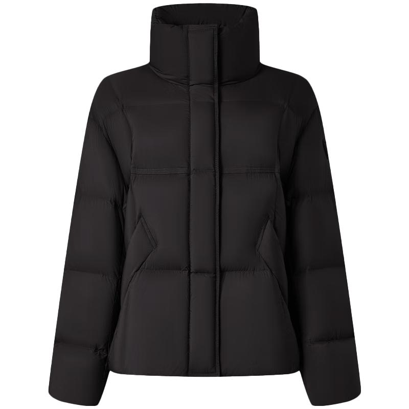 

Tanbor Women s Oversized Stand Collar Short Puffer Down Jacket S (160)