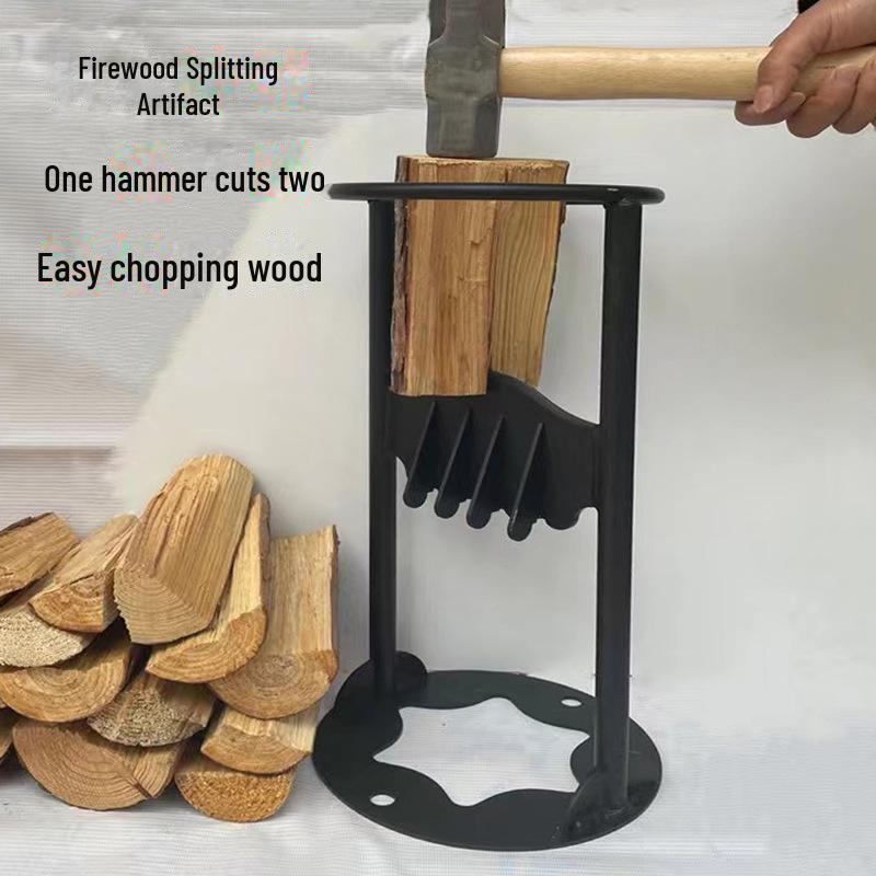 Outdoor Manual Firewood Splitter - Household Wood Splitting Tool