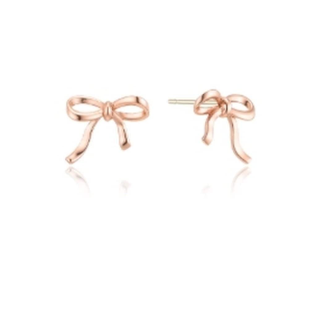 Flow Ribbon 14K Earrings