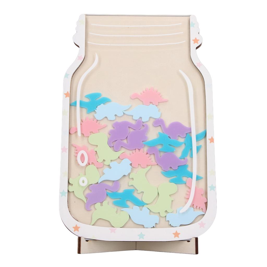 Personalisiertes Belohnungsglas mit Magnet für Verhaltensmanagement – Belohnungsglas für das Klassenzimmer (Stern)