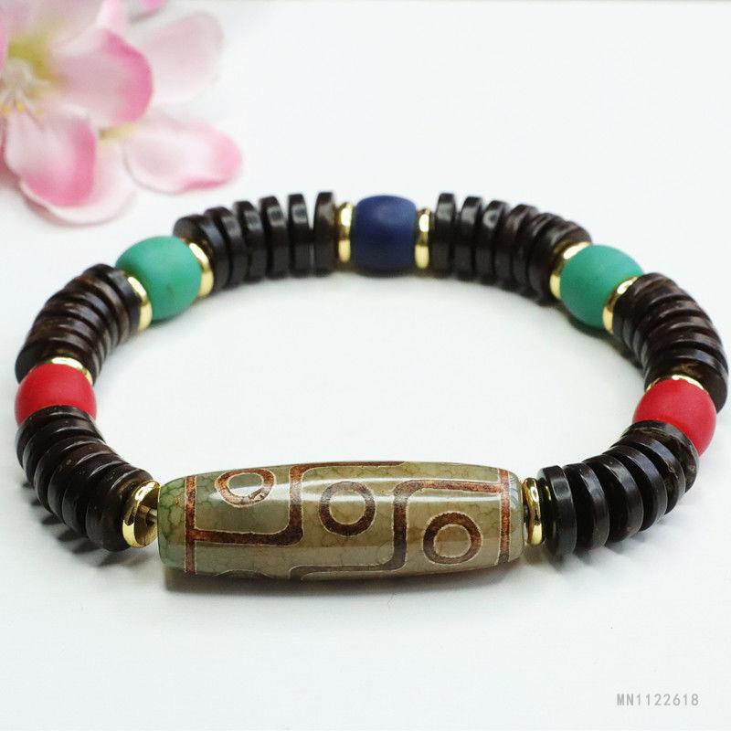 2026 Dzi Bead Bracelet Agate Jewelry Factory Live Delivery S1122618