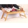Foldable Legs Bed Tray Table with Handles Breakfast Serving Tray Computer Desk  Bedroom Furniture