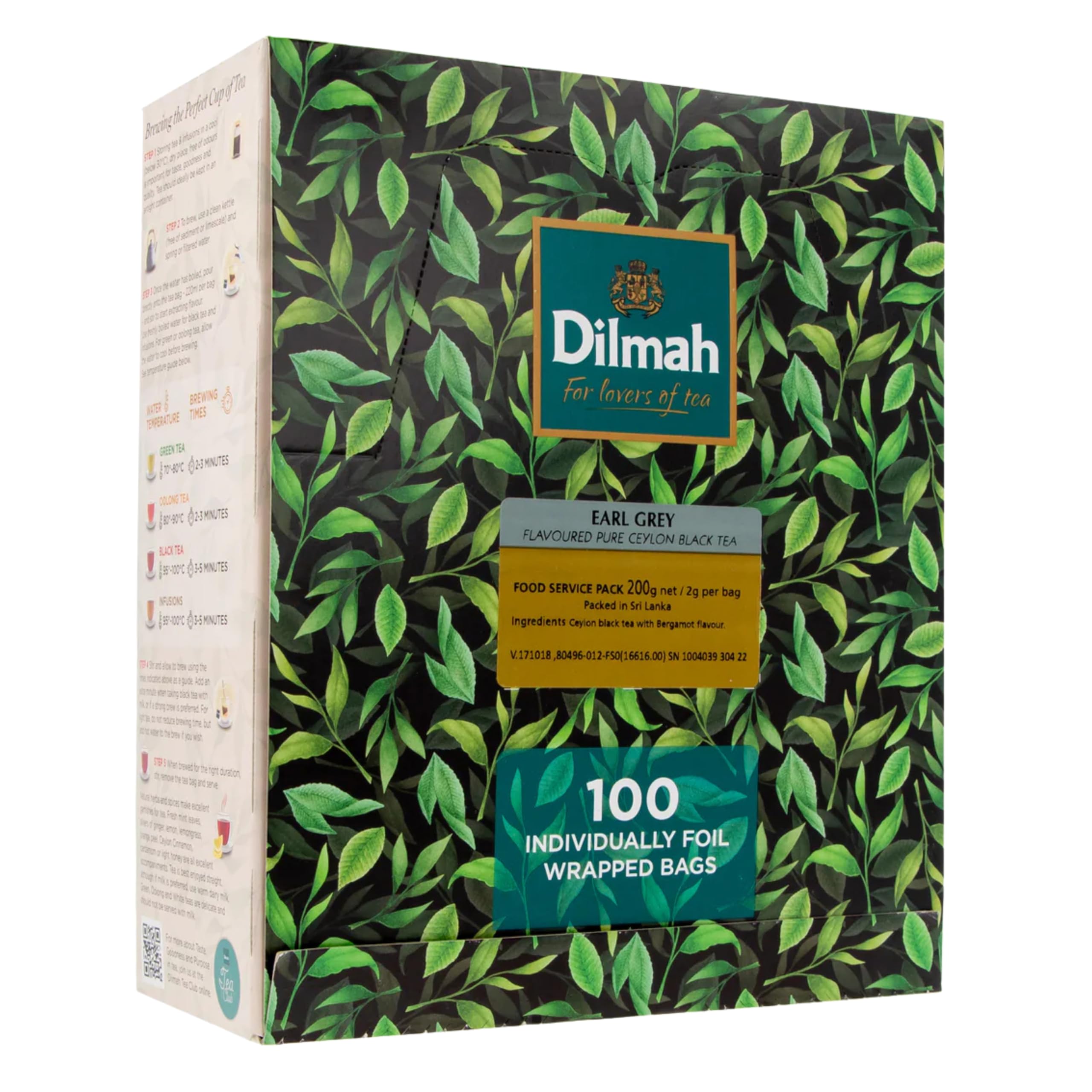 

Вальс Dilmah Earl Grey 200г (гурман) (Чайные пакетики)