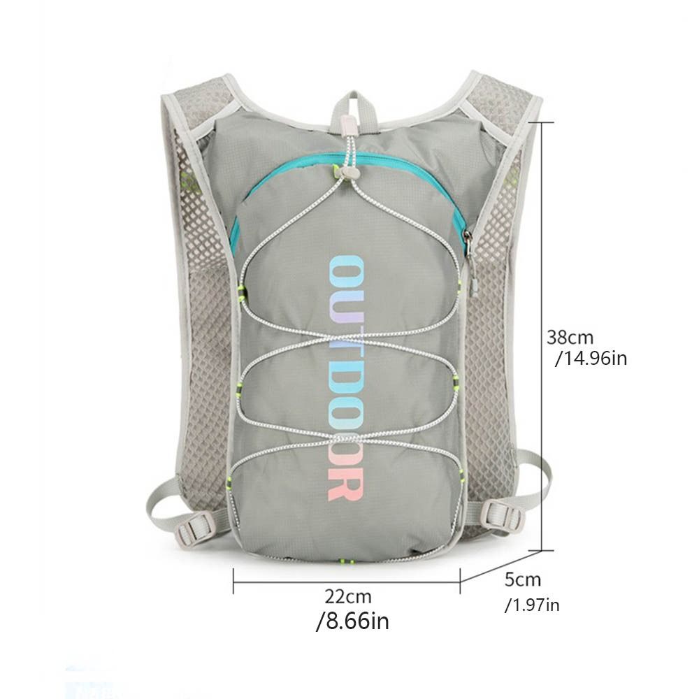 Breathable Hydration Pack Ultra-light Hydration Jogging Vest Running Hydration Vest  Trail Running
