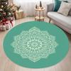 Vintage Bohemian Ethnic Style Circular Printed Carpet Carpets for Living Room Washroom Floor Mat Small Rugs for Bedroom