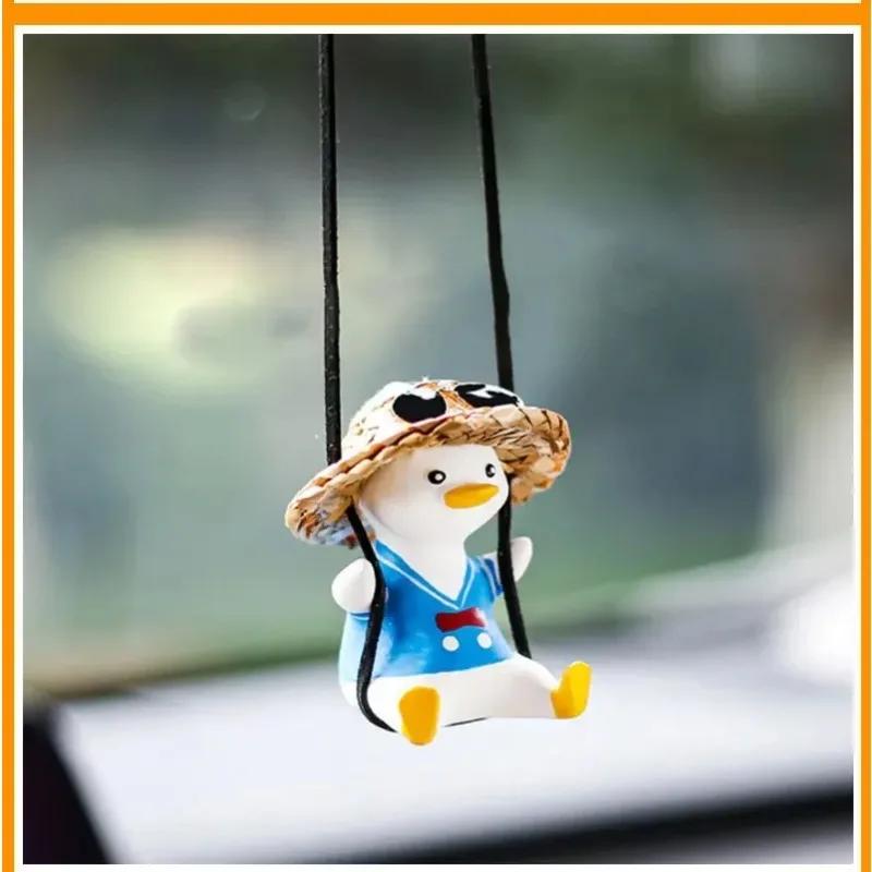 Car Rearview Mirror Swing Duck Car Hanging Piece Navy Duck