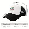 Farm Fresh Truck Rooster Graphic Trucker Hat Polyester Mesh Breathable Casual Unisex Cap