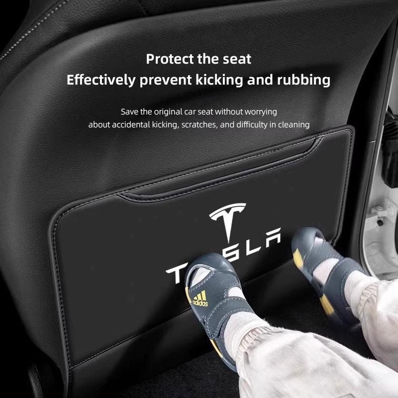 Car Seat Back Protector Anti-Kick Wear Resistant Dirty Accessories For Tesla Model 3 Highland 2023 Model S Model X Model Y