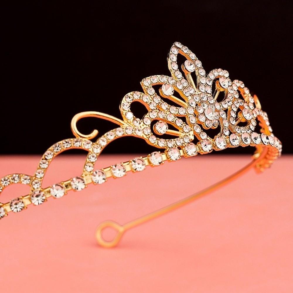 Vintage Queen Princess Crown Rhinestone Crystal Bridal Tiaras New Bridal Headband  Birthday Gift