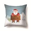 Christmas Gifts Santa Claus Pattern Pillow Polyester Home