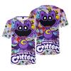 T-shirts Critters Souriants Chemises Graphiques Imprimées Décontractées Cosplay Manches Courtes Hauts pour Hommes Femmes