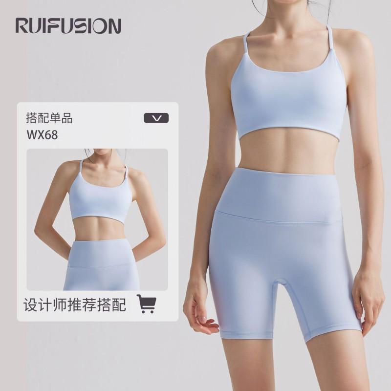 High-Waisted Yoga Shorts Women Breathable Compression 3/4 Leggings Running Gym Cycling Fitness
