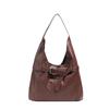 Vintage Leatherlook Tote Bag With Magnetic Closure For Work And Office Use