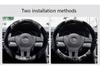 New short plush steering wheel cover flocking car handle warm non-slip for car