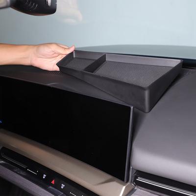 For BMW 5 Series G60 2024 Car Central Control Navigation Screen Rear Storage Box Mobile Phone Tray Accessories