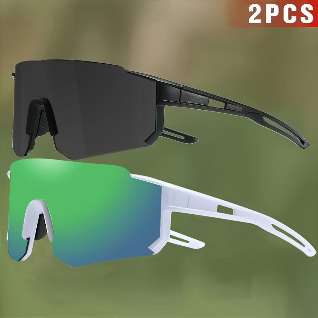 2 Pack Men's and Women's Ultra Light Frameless Fashionable Glasses Vibrant Lens Colors Suitable for Daily Wear