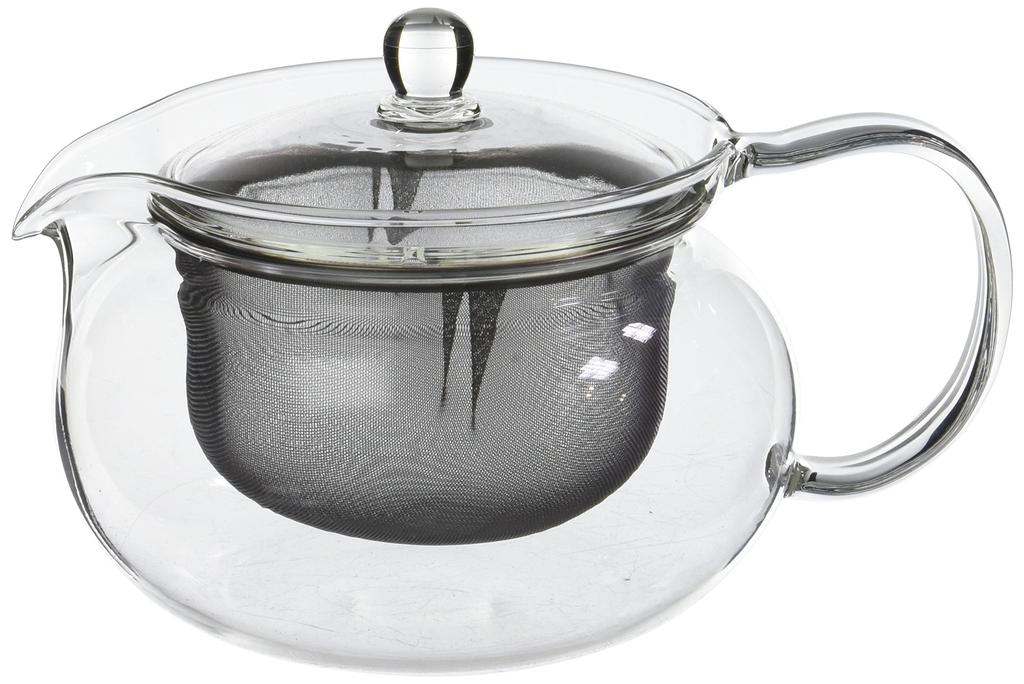 HARIO Tea Pot Round 450ml Heat-Resistant Glass Gift CHJMN-45T