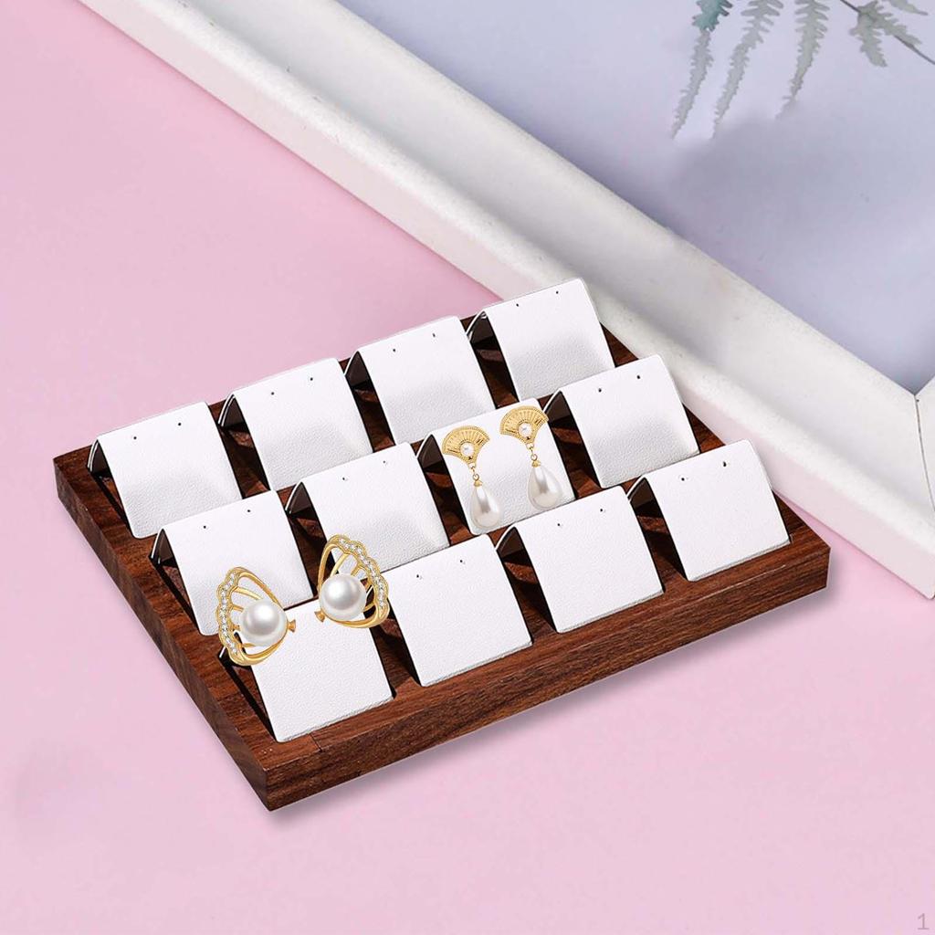 Earrings Display Stand ,Jewelry Organizer,Organization 24 Holes Earring Studs Holder Ear