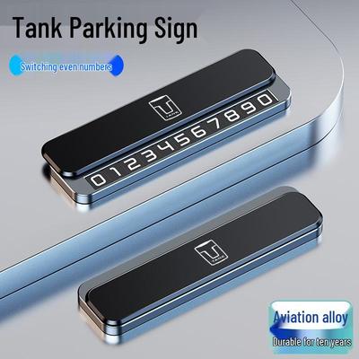 Applicable Tank 300 Temporary Car Parking Number Plate for TANK500/400/700 - Mobile Vehicle Phone Display.