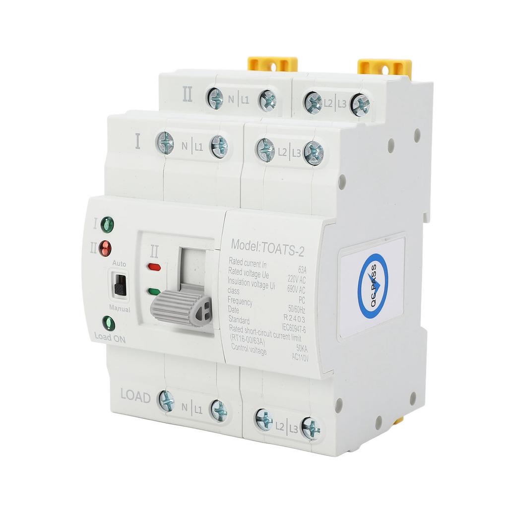 Dual Power Automatic Transfer 4P Generator Transfer Changeover 32A for Control