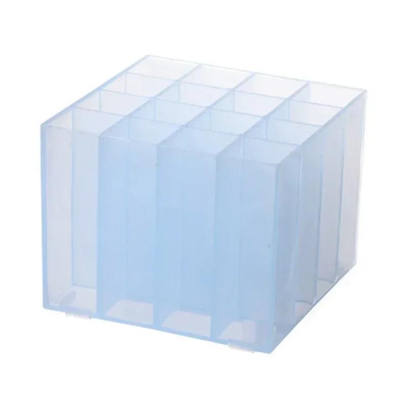 Plastic Silicone Material Desktop Pen Holder School Office Storage Box Case School Supplies Simple Desk Accessories Organizer
