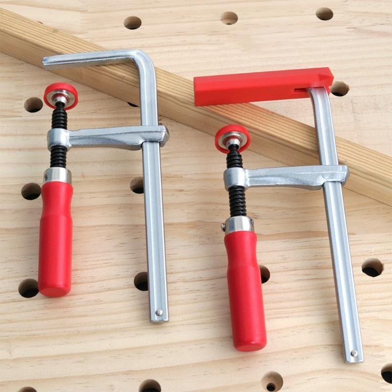 

Quickly Adjust Screw Handle Track Clamps 120-300mm Handle Guide Clamps Table Woodworking Tool top sale 120mm