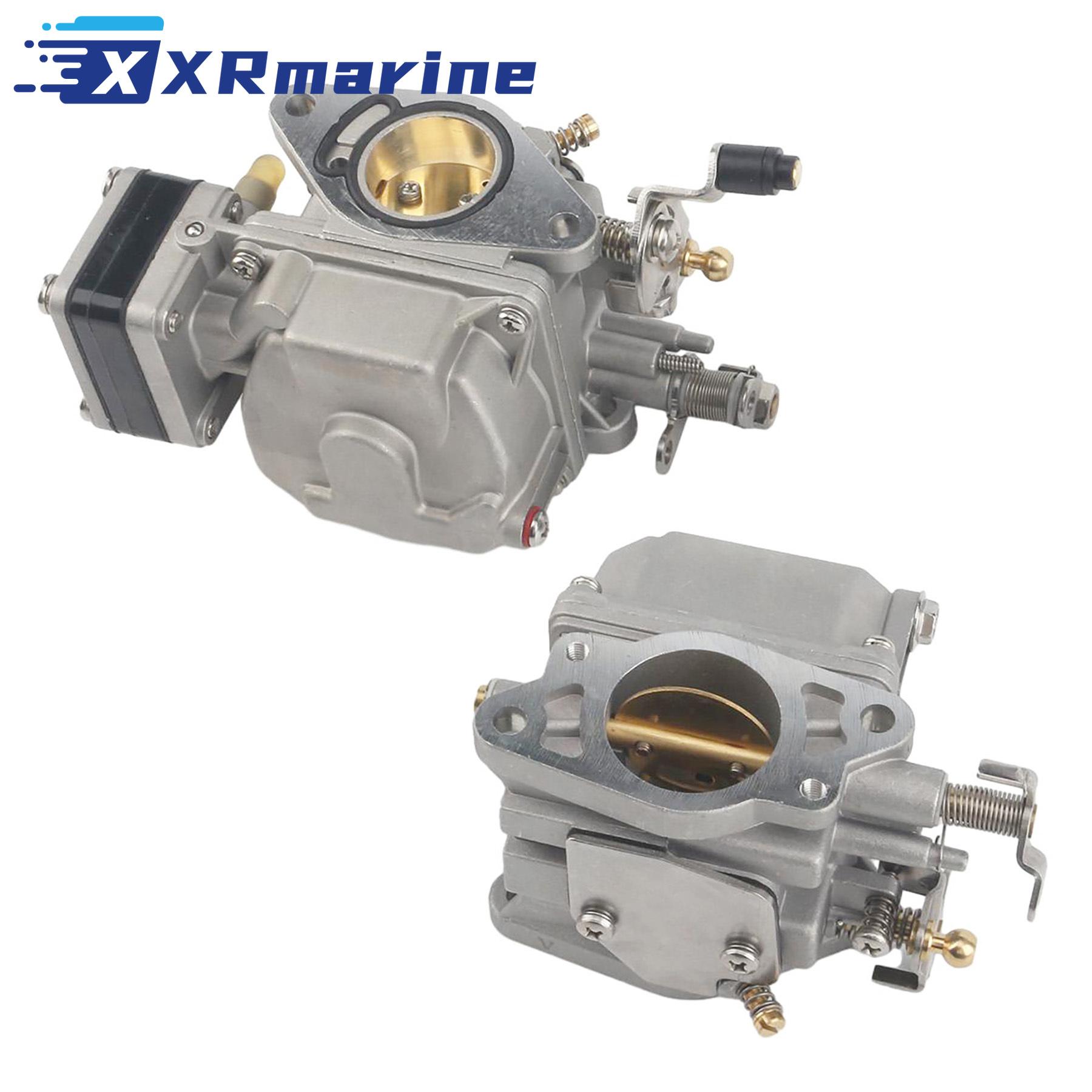 6L2-14301 Carburetor Assy 6L2-14302 for Yamaha 2T 20 25 HP MHS MHOS EMOS Outboard Engine 1988 & Up 6L2-14301-00 01 6L2-14302-00 6L2-14301