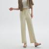 Baiyu Women Cool Pleats Easy Pants Pwgs Set