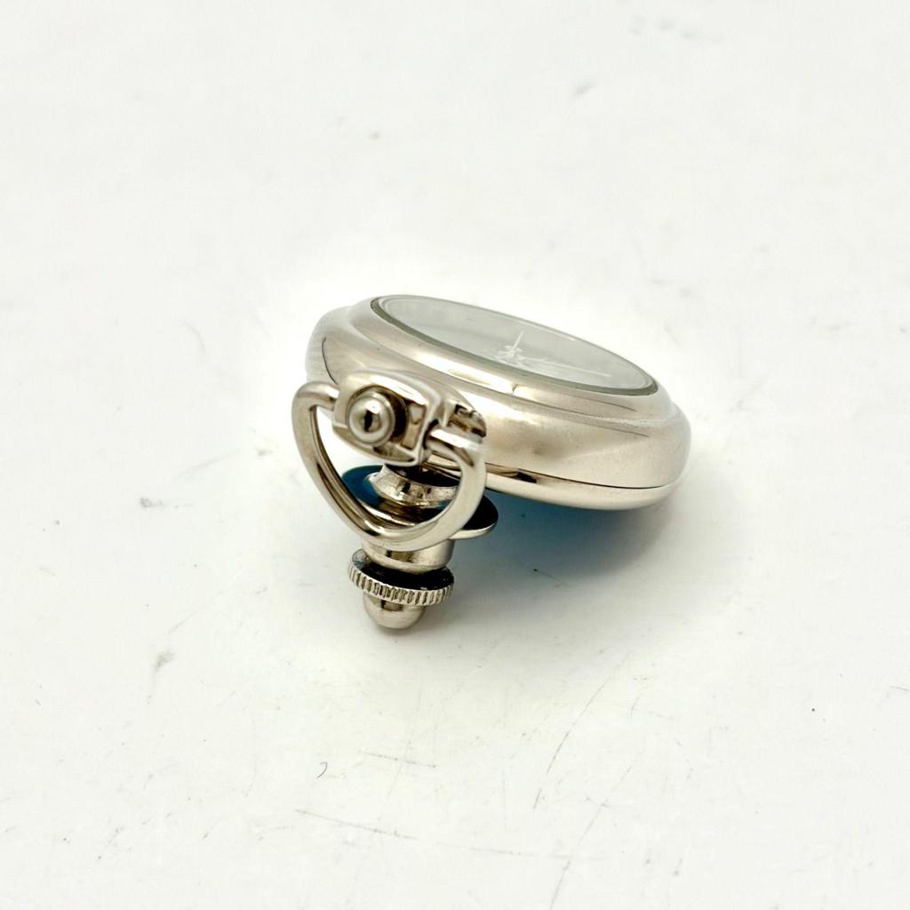 Used [Unused/New Battery] SEIKO Nagano Olympics Silver Watch Pin Badge Y136-6F50 702836