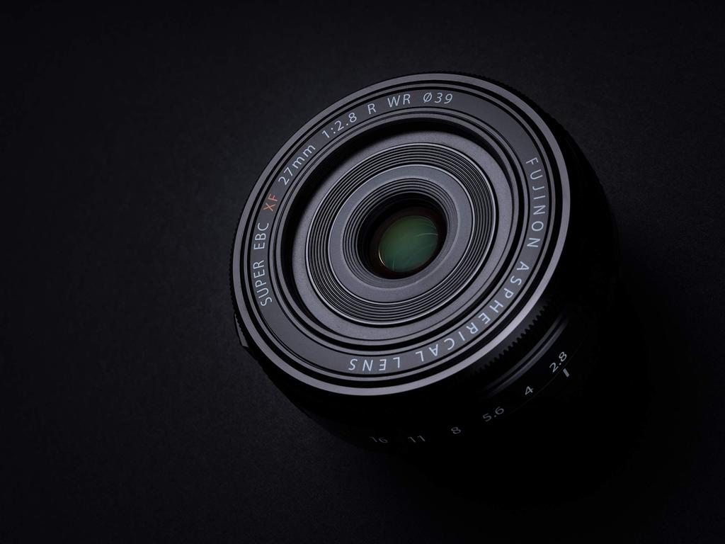 Fujifilm X Interchangeable Lens Fujinon Prime Pancake 27mm F2.8 Dustproof, Splashproof, and Freezeproof Aperture Ring F XF27MMF2.8 R WR