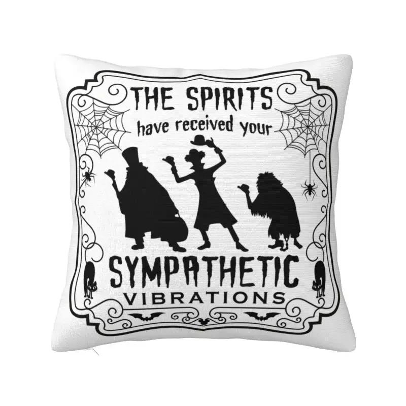 Fashion Haunted Mansion Logo Cushion Covers Halloween Grimace Ghosts Throw Pillow for Sofa Car Square Pillowcase Decoration
