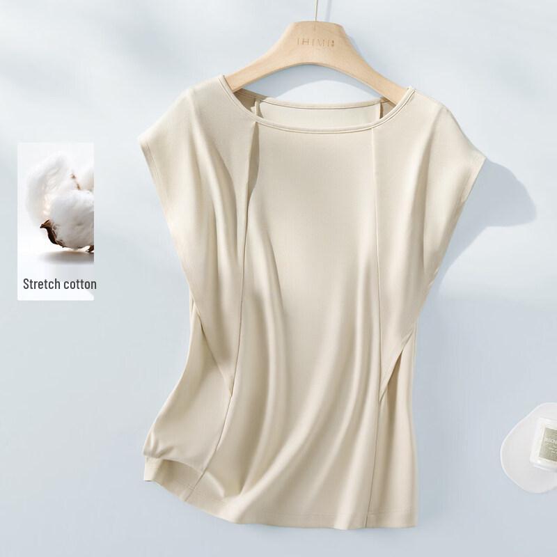 IHIMI Women s Casual Flutter Sleeve T-Shirt 2XL