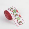 Christmas Webbing, Imitation Linen Ribbon Decoration, Bow Accessory, Snowflake Christmas Ribbon.