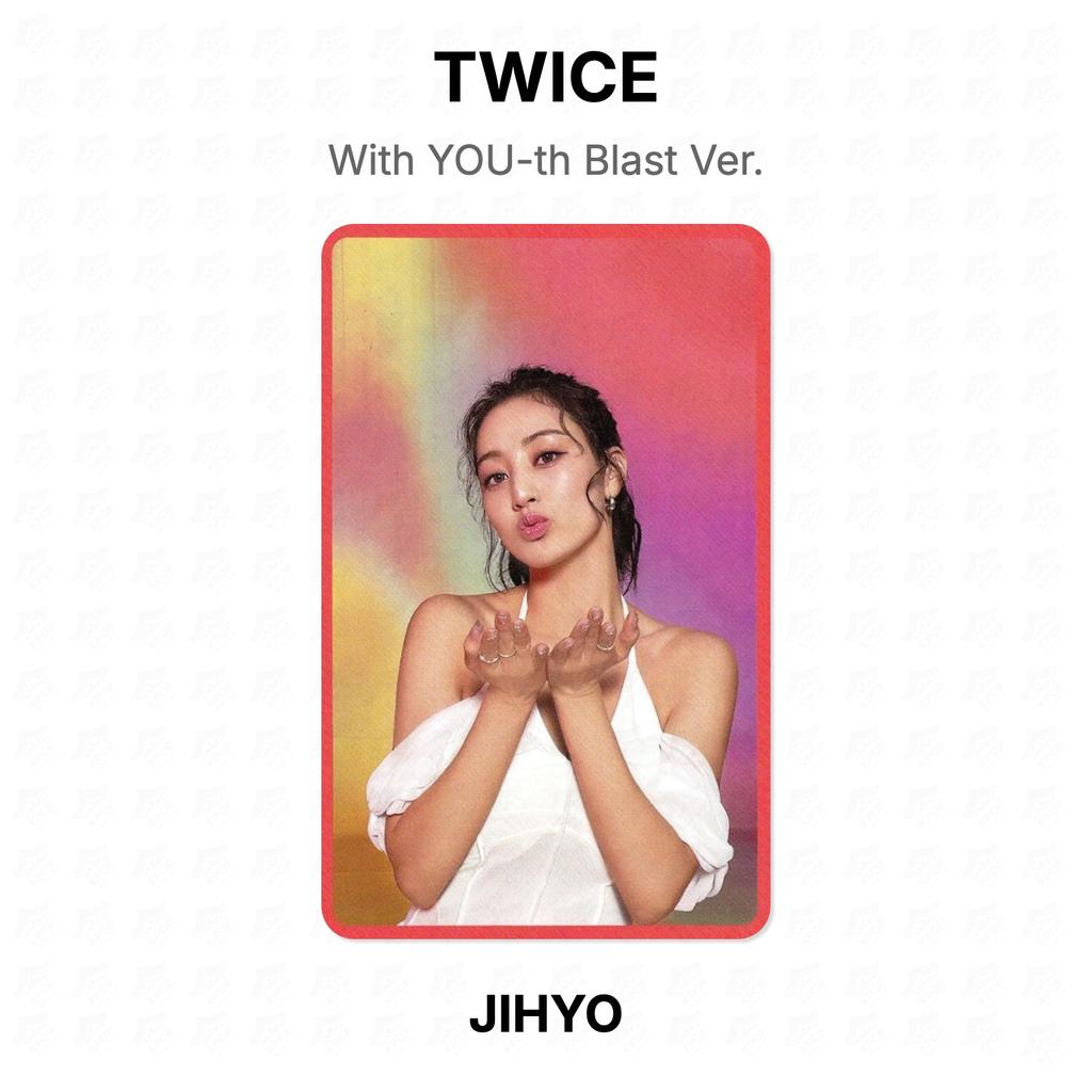 Twice Com YOU-th Blast Ver. Cartão de foto oficial