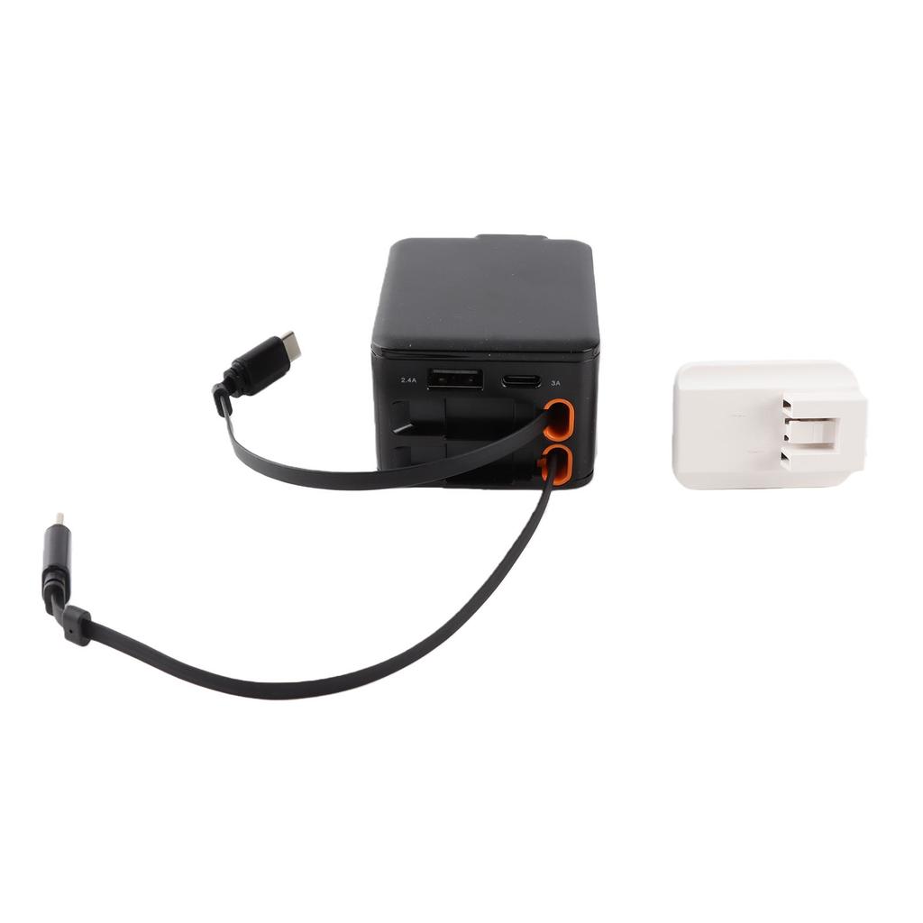 81W 4-in-1 Einziehbares Wandladegerät Reise-Ladegerät USB Typ C Schnellladegerät für Handys Laptops Kopfhörer Uhr