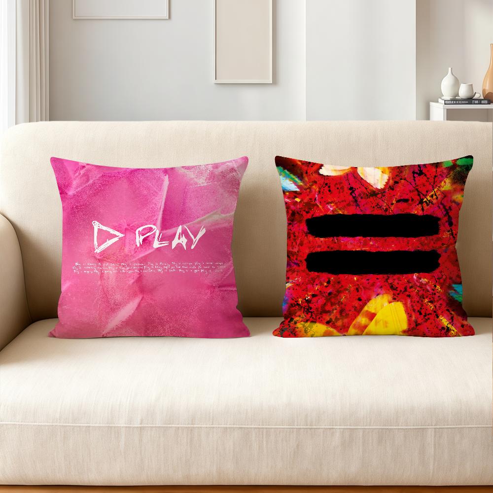British Singer-songwriter E-Ed S-Sheeran Pillow Case Applicable Space For Guest Rooms Interiors Cars Office House Decoration