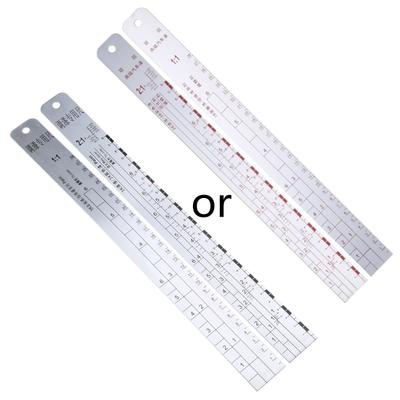 Vehicle Coating Mixings Scale Measuring Stirring Sticks Paint Rule Metal Stirring Sticks