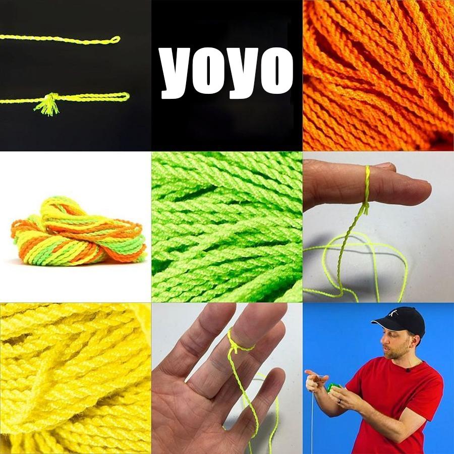 15/30/50pcs YOYO Ball Ropes 105cm Colorful Accessories for Professional Competitions Daily Practice Replacement Supplies XJM