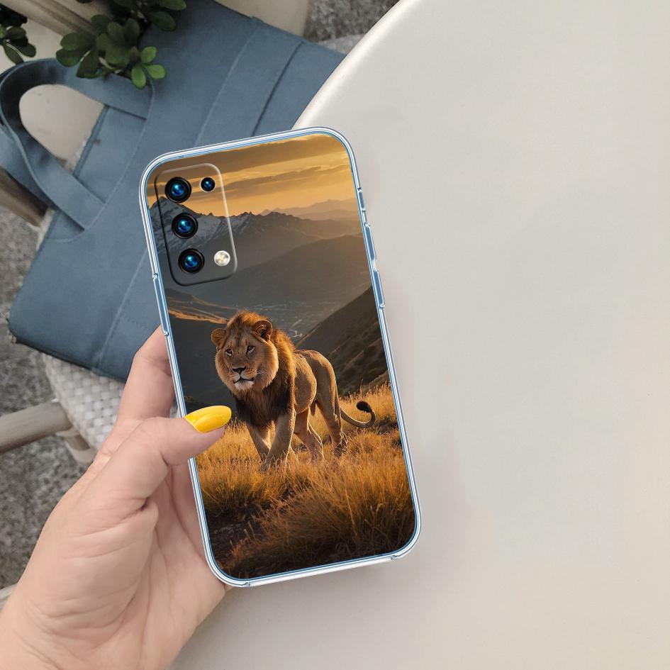 

LO5 Животное лев Прозрачный чехол для телефона для LG K22 K30 K40 K40S K41 K42 K50 K50S K51 K51S K52 K61 K62 K71 K92 Q60 Q61 V40 V50 V60 LG K61