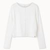 Budhi Mudra Pointelle Cardigan Star White  B61002aca40 V10 
