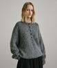 ARTID Alpaca Henry Button Knit_Grey