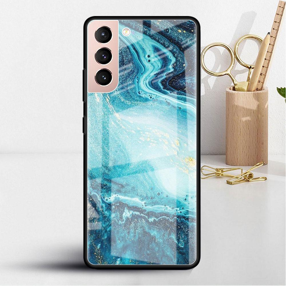 

Мраморный стеклянный чехол для Samsung Galaxy S22 S20 FE S21 Plus Phone Cover S10 5G S9 Note 20 Ultra 10 Lite Shell Samsung S21 FE 5G