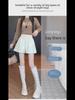 Women's High-Waist A-Line PU Leather Shorts - Brown, Autumn/Winter 2023, Fashionable Slim Wide-Leg Design for Outerwear with Boots.