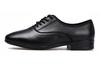 Men's Genuine Leather Perforated Dance Shoes for Waltz & Modern Square Dance