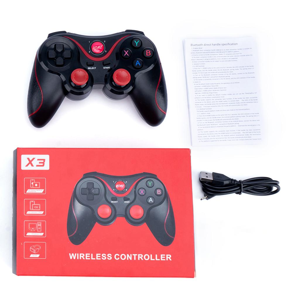 X3 Wireless Game Controller Compatible For Android IOS System Support Customized Buttons Gamepad Handle