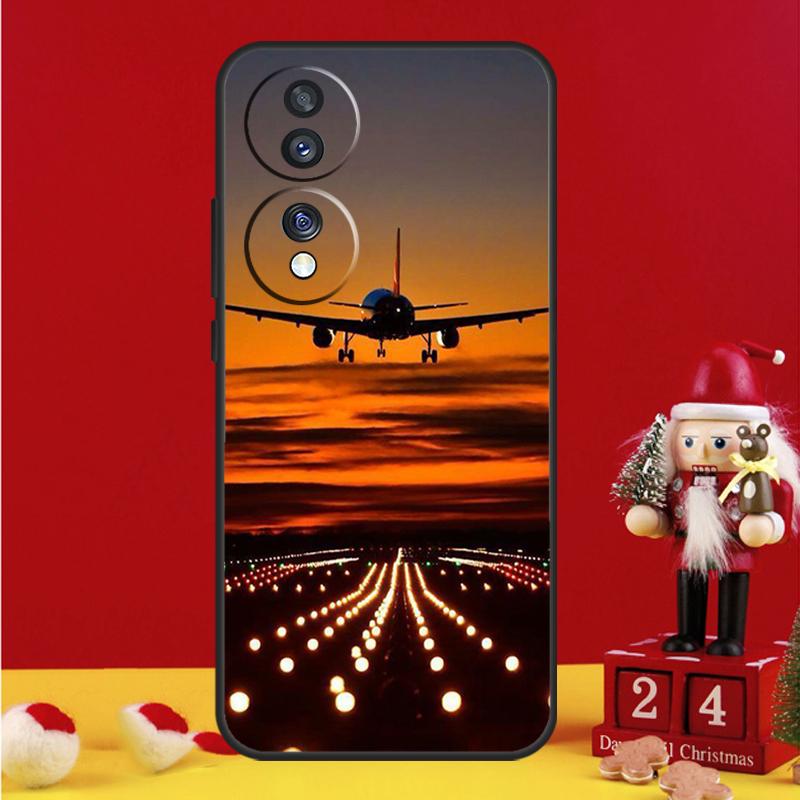 Airplane Plane Aircraft Case For Honor Magic 8 5 6 7 Lite Honor Win X9b X9c X9a X8c X8b 50 70 90 200 400 Pro Cover