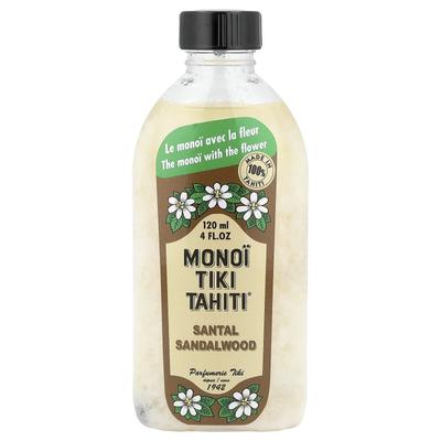 Monoi Tiki Tahiti®, Kokosöl, Santal Sandelholz, 120 ml (4 Fl Oz)