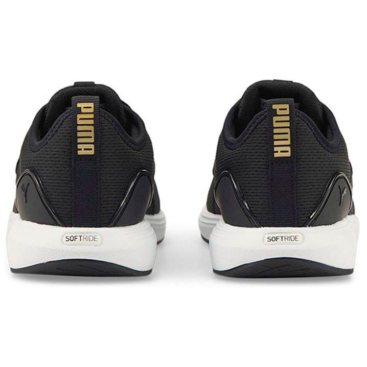 Puma Softride Cruise Bold Black Team Gold Unisex Sneakers 376190-05